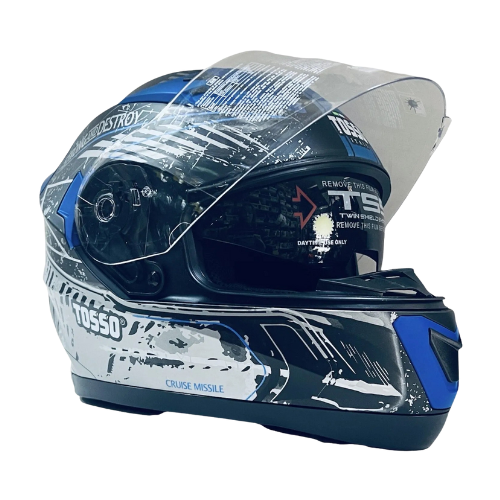 CASCO TOSSO AZUL 829