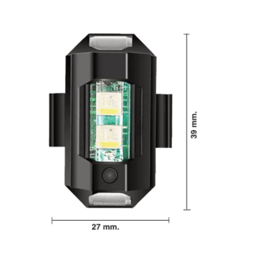 LUZ USB PARA MOTO O BICICLETA